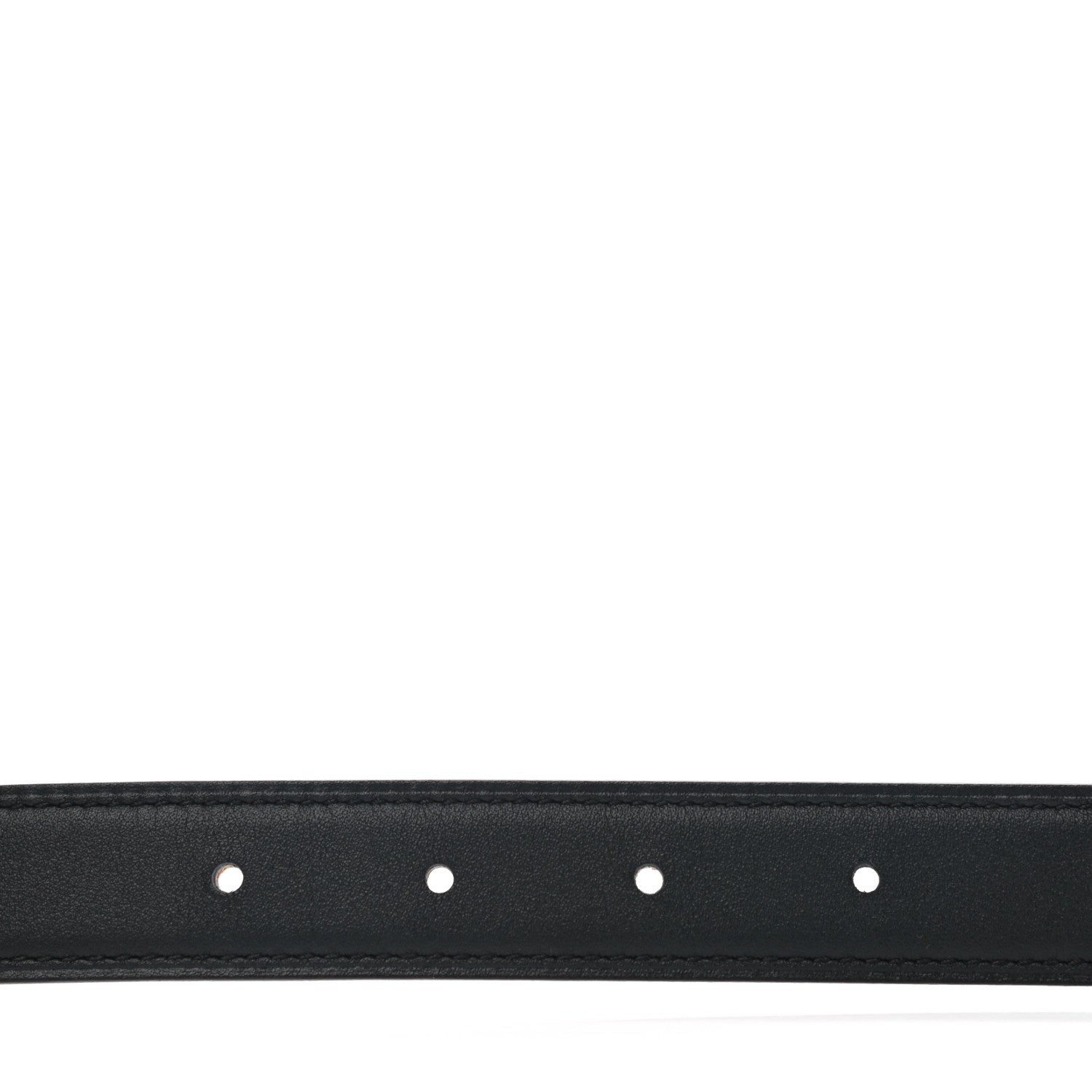Hermes Swift Epsom 24mm Mini Constance Guilloche H Belt 95 Black Orange 4 of 5