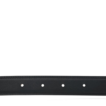 Hermes Swift Epsom 24mm Mini Constance Guilloche H Belt 95 Black Orange 4 of 5