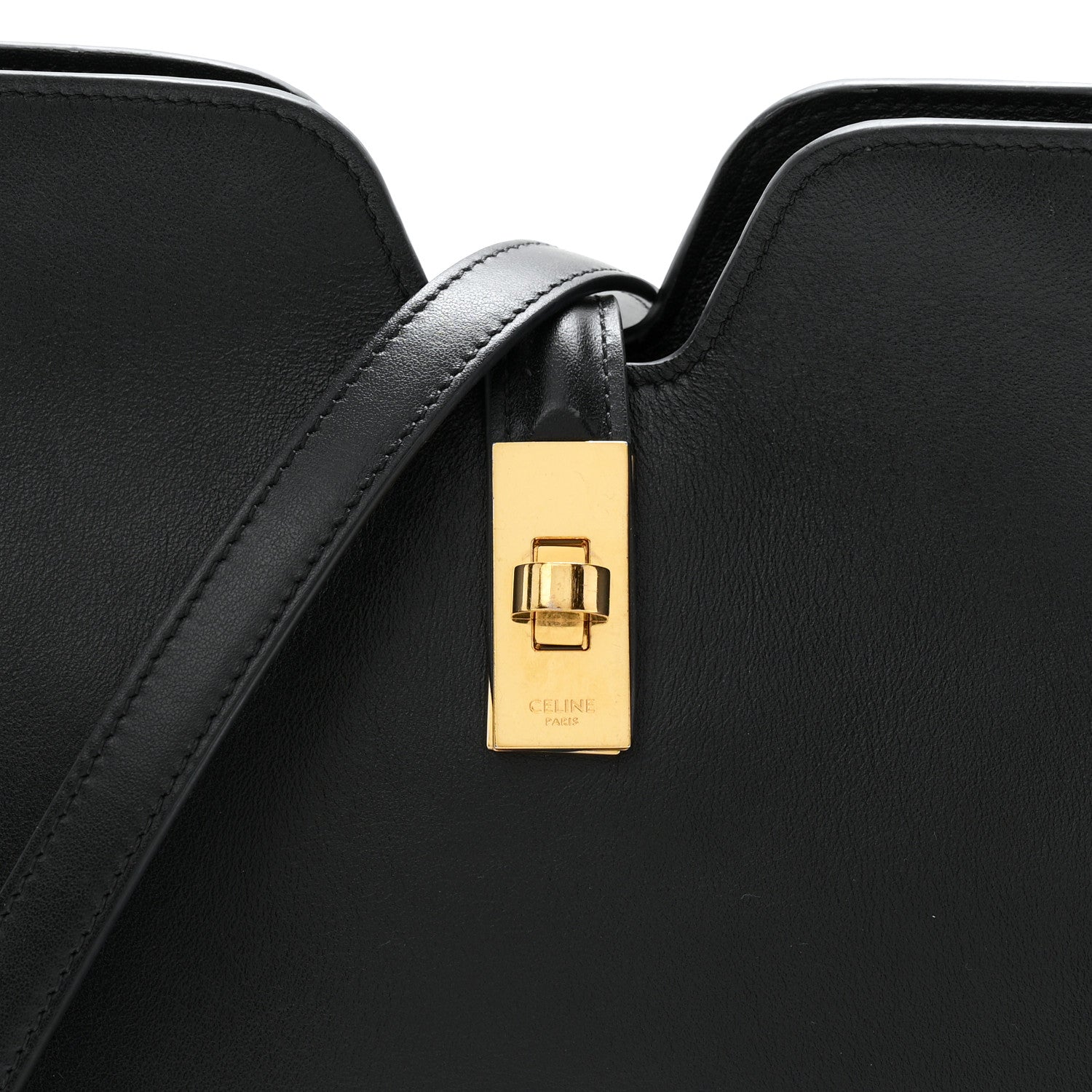 Celine Smooth Calfskin Small Camille 16 Soft Bag Black 7 of 10