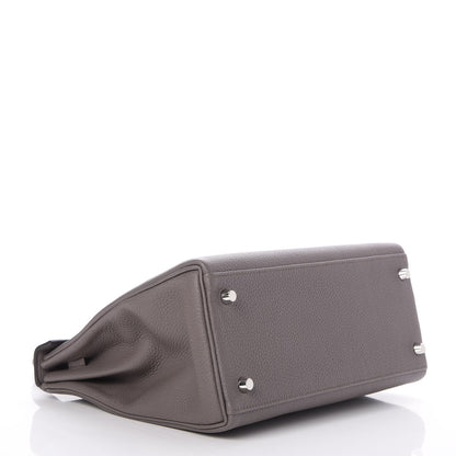 Hermes Togo Kelly Retourne 28 Etain 7 of 35