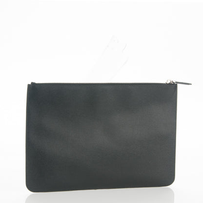 Fendi Vitello Elite Lightning Monster Eyes Studded Pouch Black 3 of 8