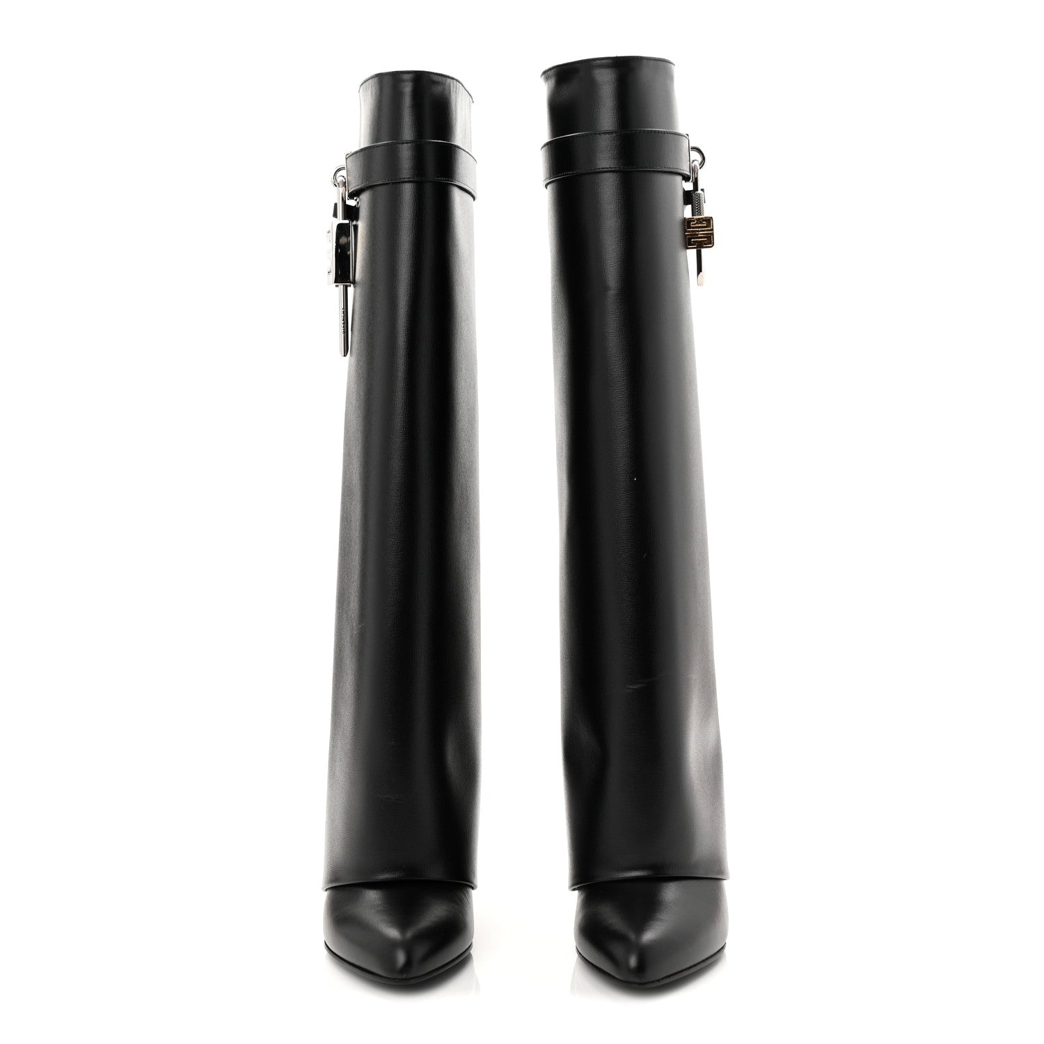 Givenchy Calfskin Shark Lock Pant Boots 36 Black 3 of 10