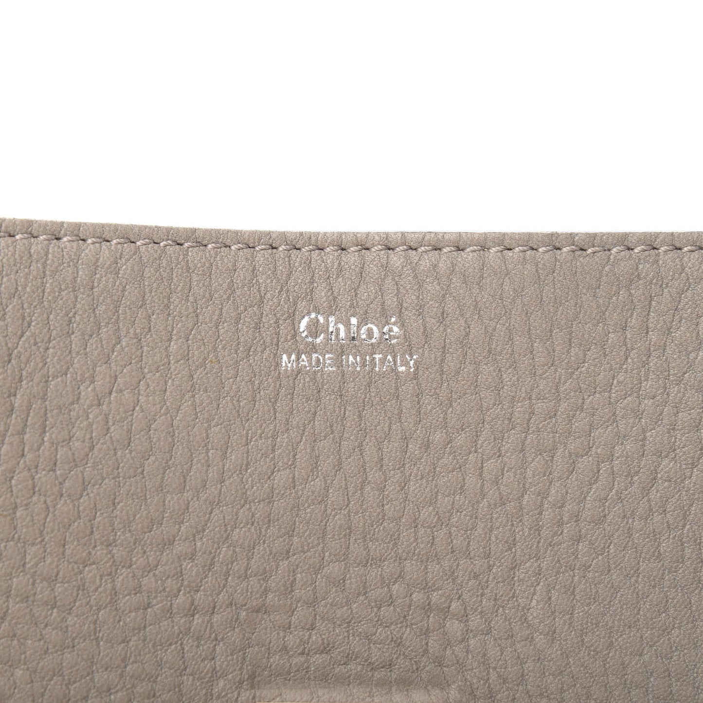 Grained Lambskin Drew Shoulder Bag Motty Grey