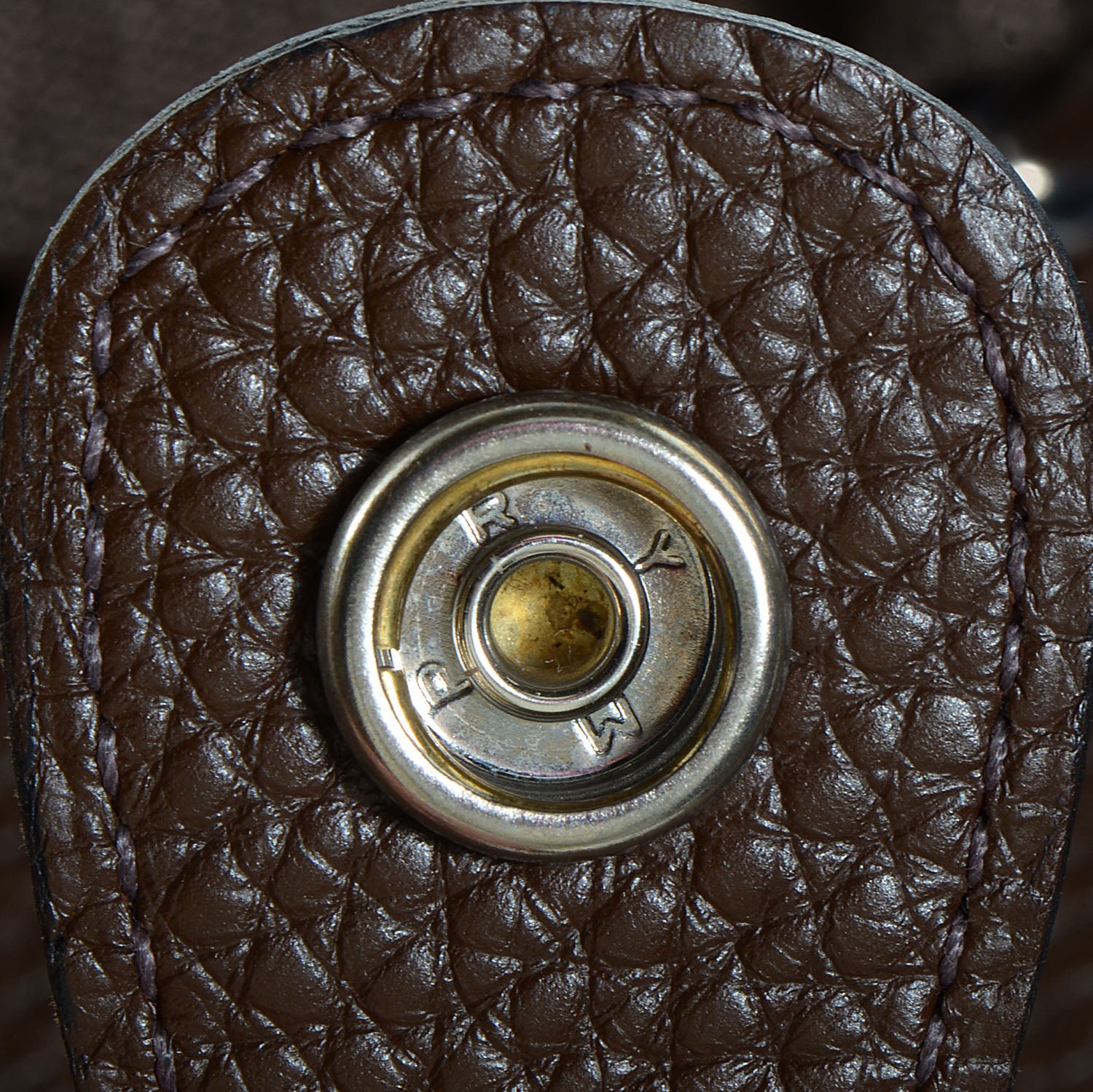 Hermes Taurillon Clemence Evelyne III PM Chocolate 13 of 15