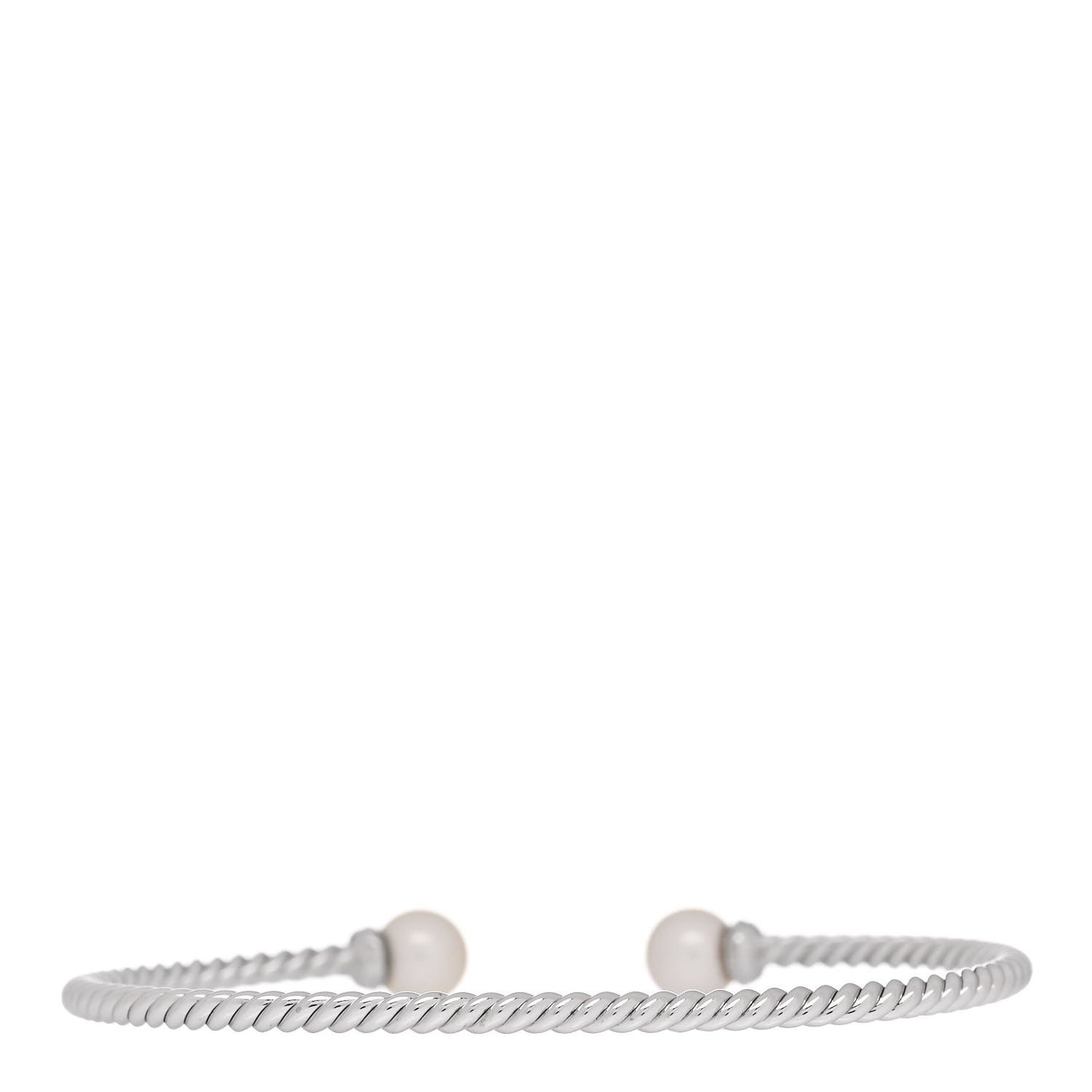 18K White Gold Pearl 9mm Solari Bracelet