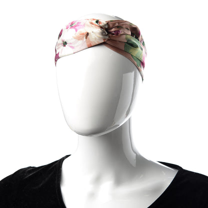 Gucci Silk Blooms Print Headband Pink 2 of 6