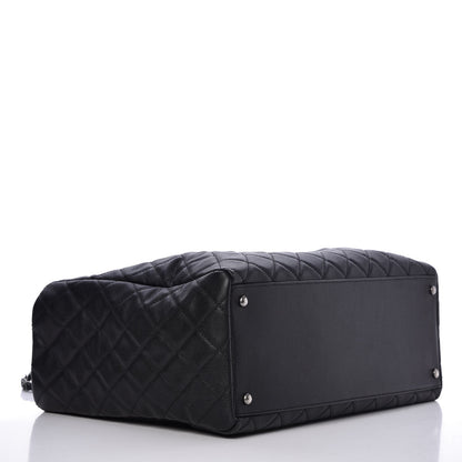Chanel Caviar Quilted Large Coco Handle Shopping Tote Black 5 of 8