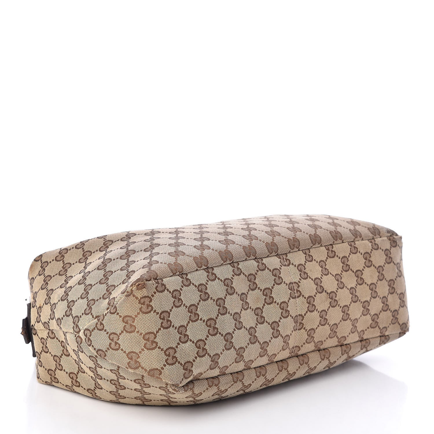 Gucci Monogram Medium Horsebit Chain Hobo Dark Brown 4 of 13