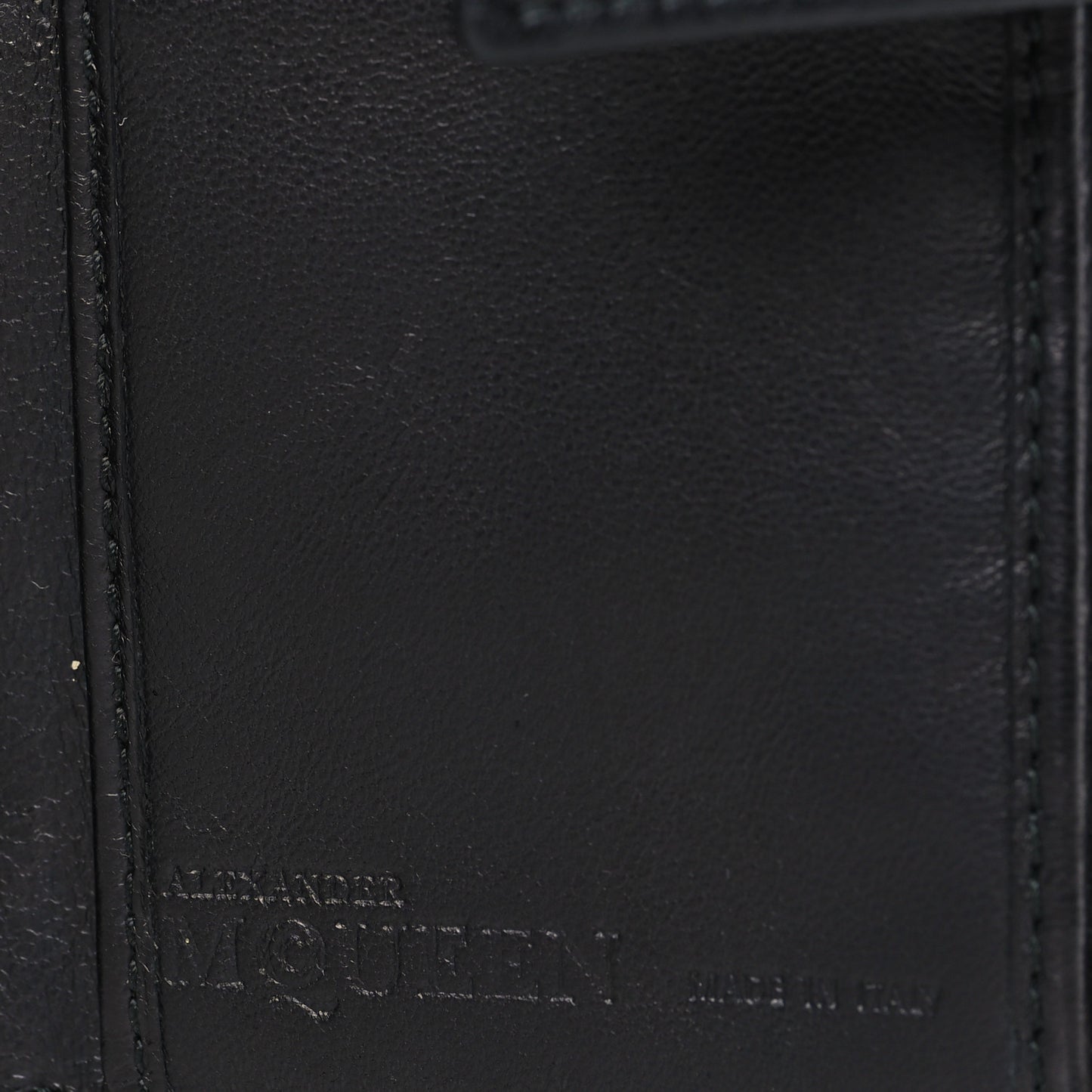 Calfskin Skull Continental Wallet Black