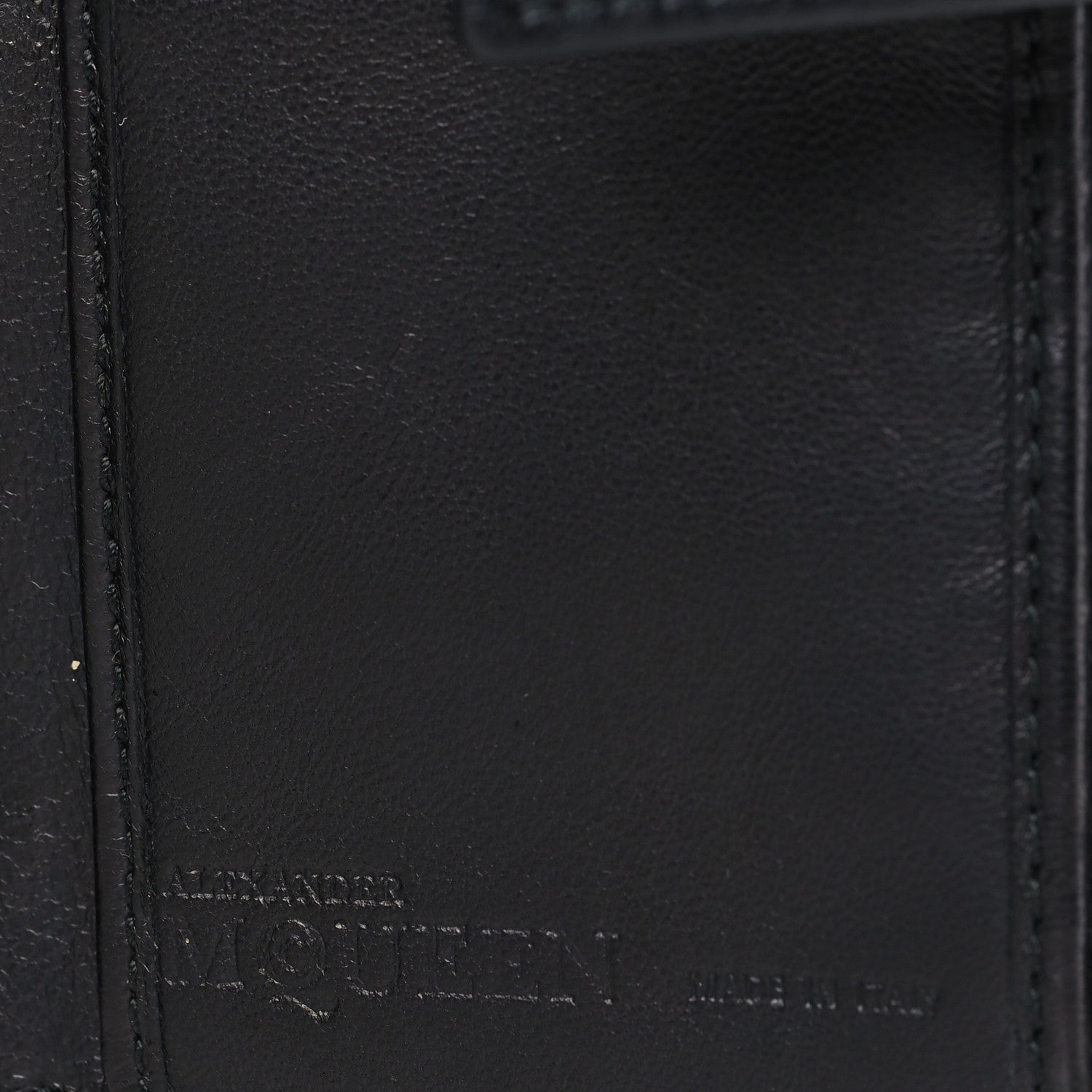 Alexander McQueen Calfskin Skull Continental Wallet Black 7 of 7
