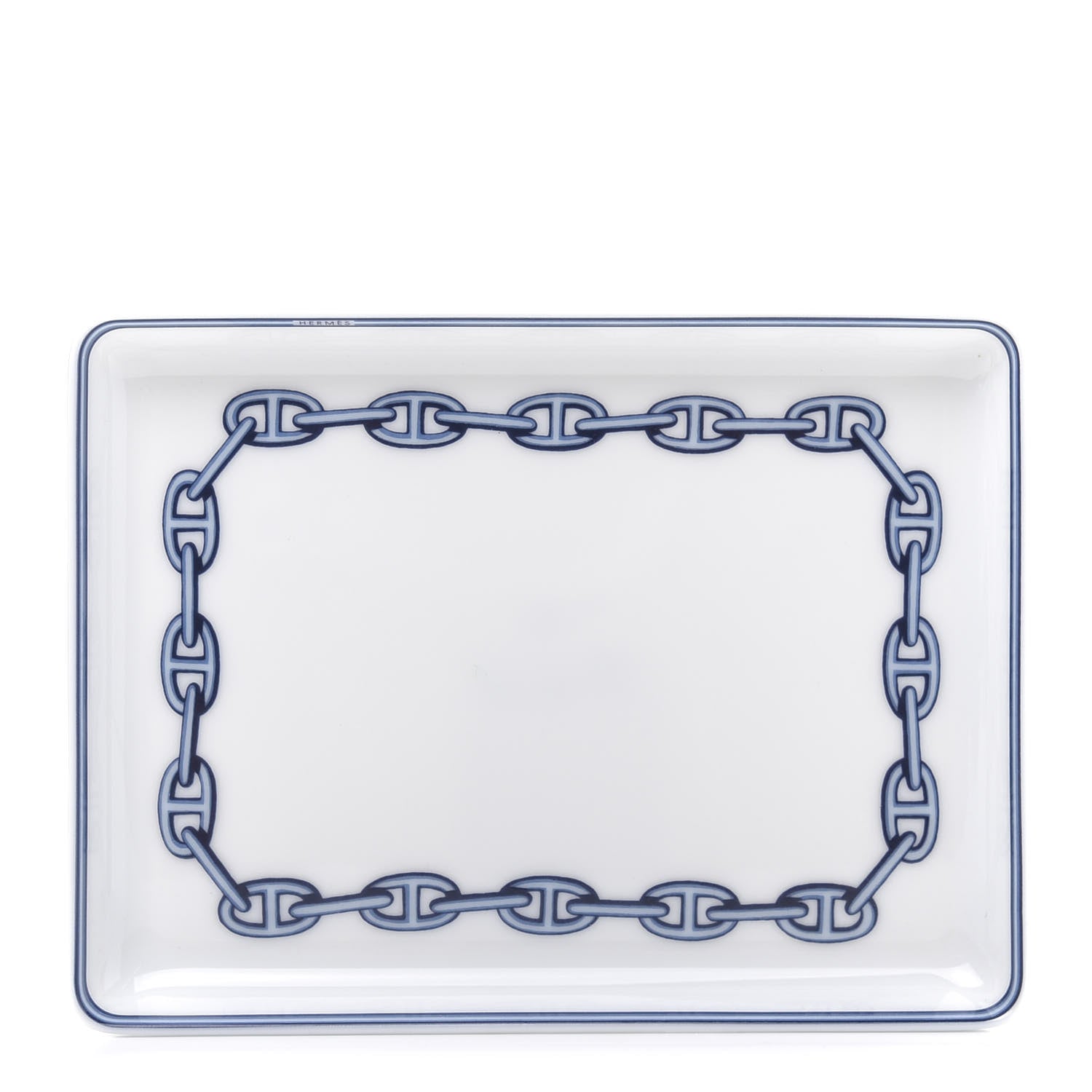 Hermes Porcelain Chaine d'Ancre Sushi Plate 1 of 6