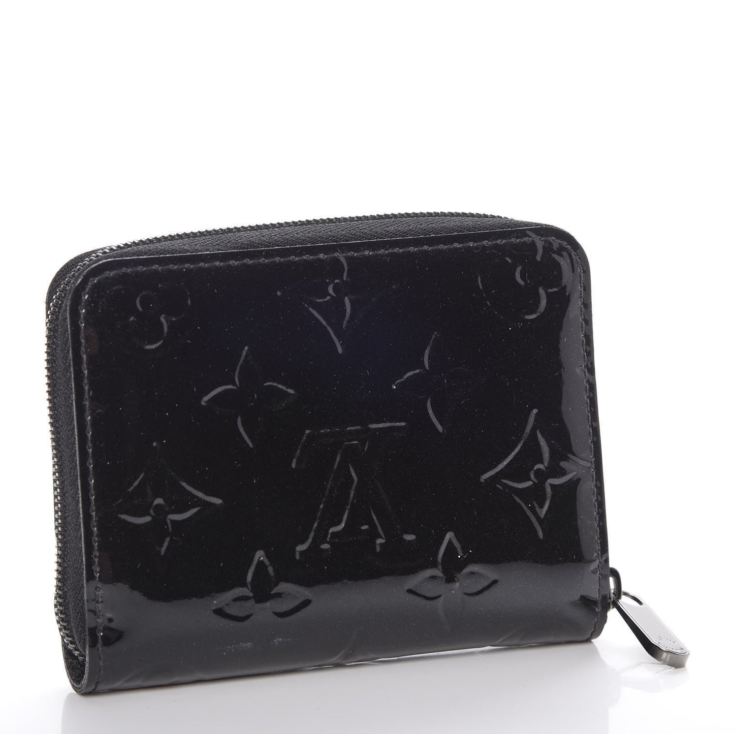 Vernis Zippy Coin Purse Wallet Noir Magnetique