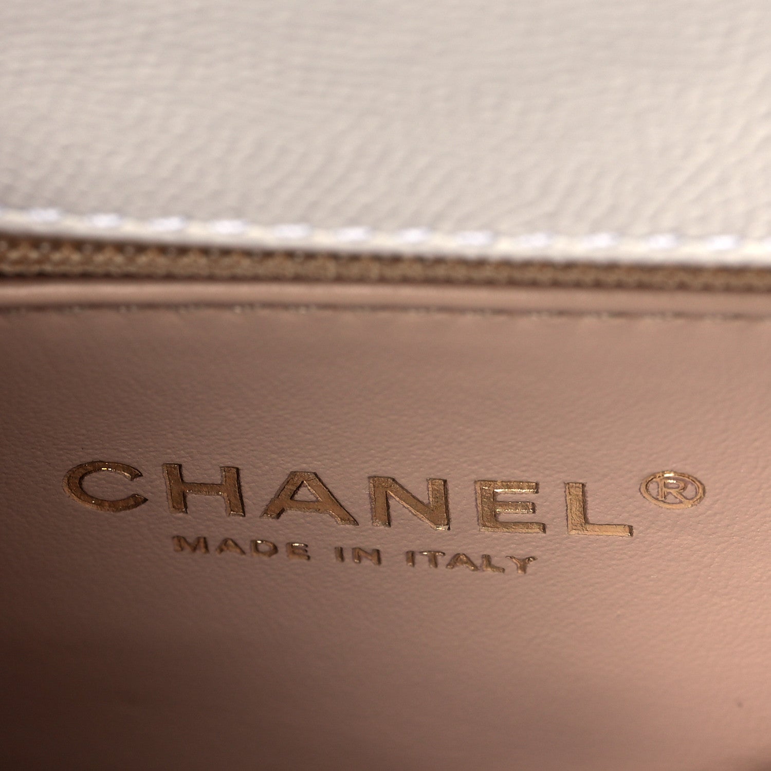 Chanel Caviar Quilted Mini Coco Handle Flap White 6 of 11