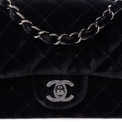 Chanel Velvet Quilted Mini Rectangular Flap So Black 8 of 10
