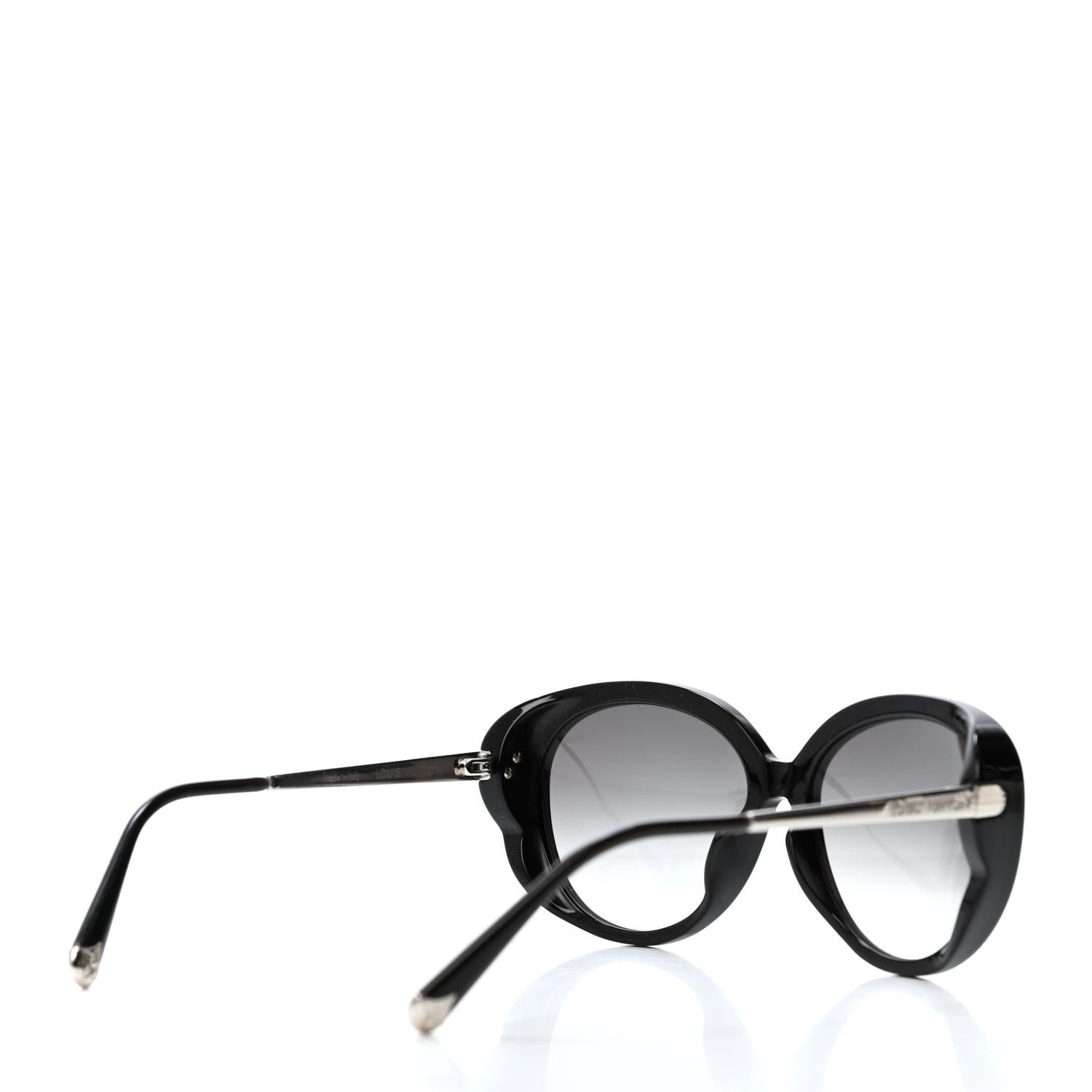 Louis Vuitton Acetate Bluebell Sunglasses Z0693W Black Glitter 4 of 4