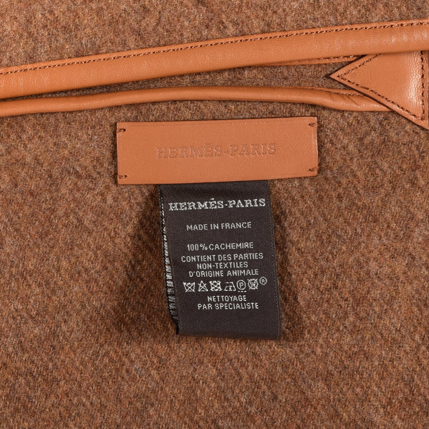 Cashmere Lambskin Kelly Poncho Camel