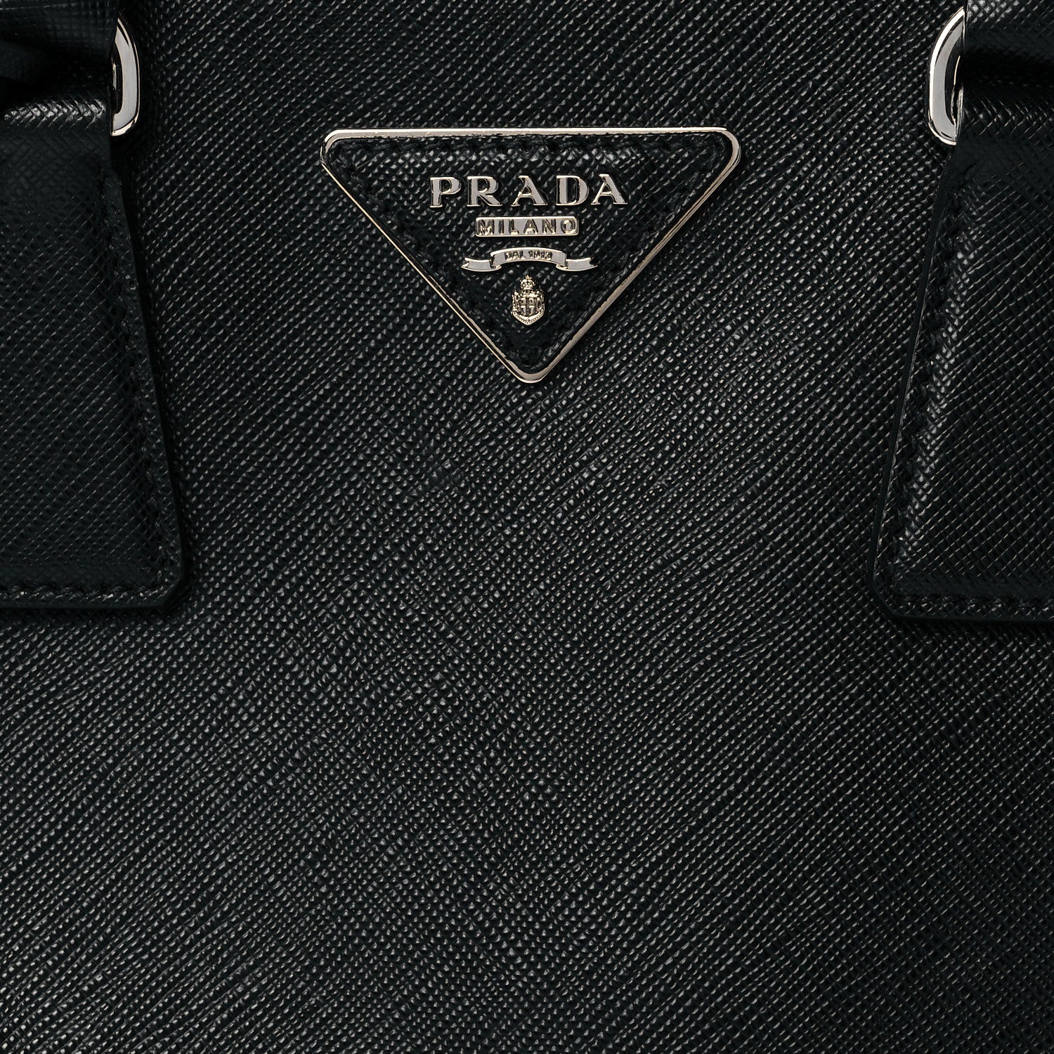 Prada Saffiano Small Galleria Double Zip Tote Black 8 of 10