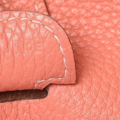 Hermes Taurillon Clemence Evelyne III PM Crevette 9 of 14