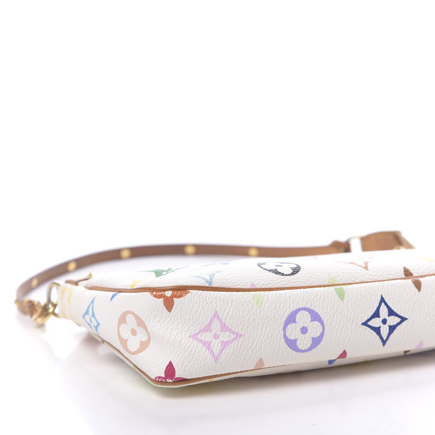 Louis Vuitton Monogram Multicolor Pochette Accessories White 9 of 14