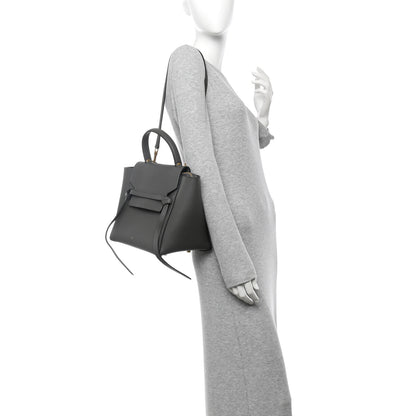Celine Grained Calfskin Mini Belt Bag Grey 2 of 13