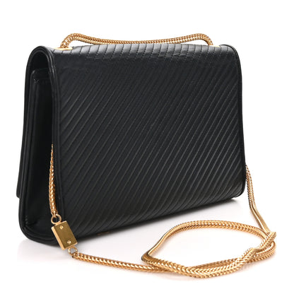 Saint Laurent Smooth Calfskin Medium Classic Monogram Kate Tassel Satchel Black 3 of 9