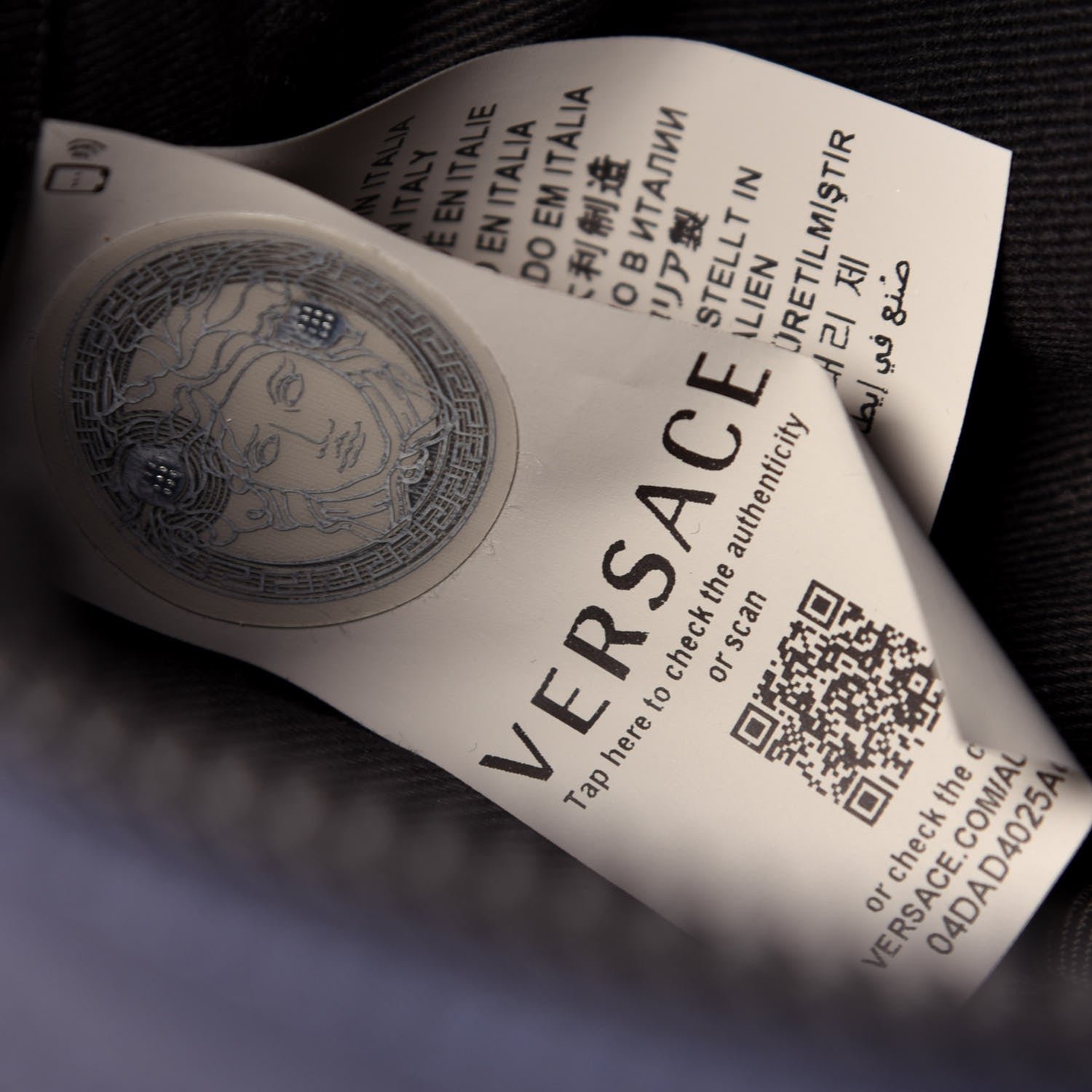 Versace Nylon Palazzo Medusa Belt Bag Navy 9 of 14