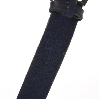 Gucci Cuoio Toscano Nickel Double G 30mm Belt 100 40 Blue 3 of 5
