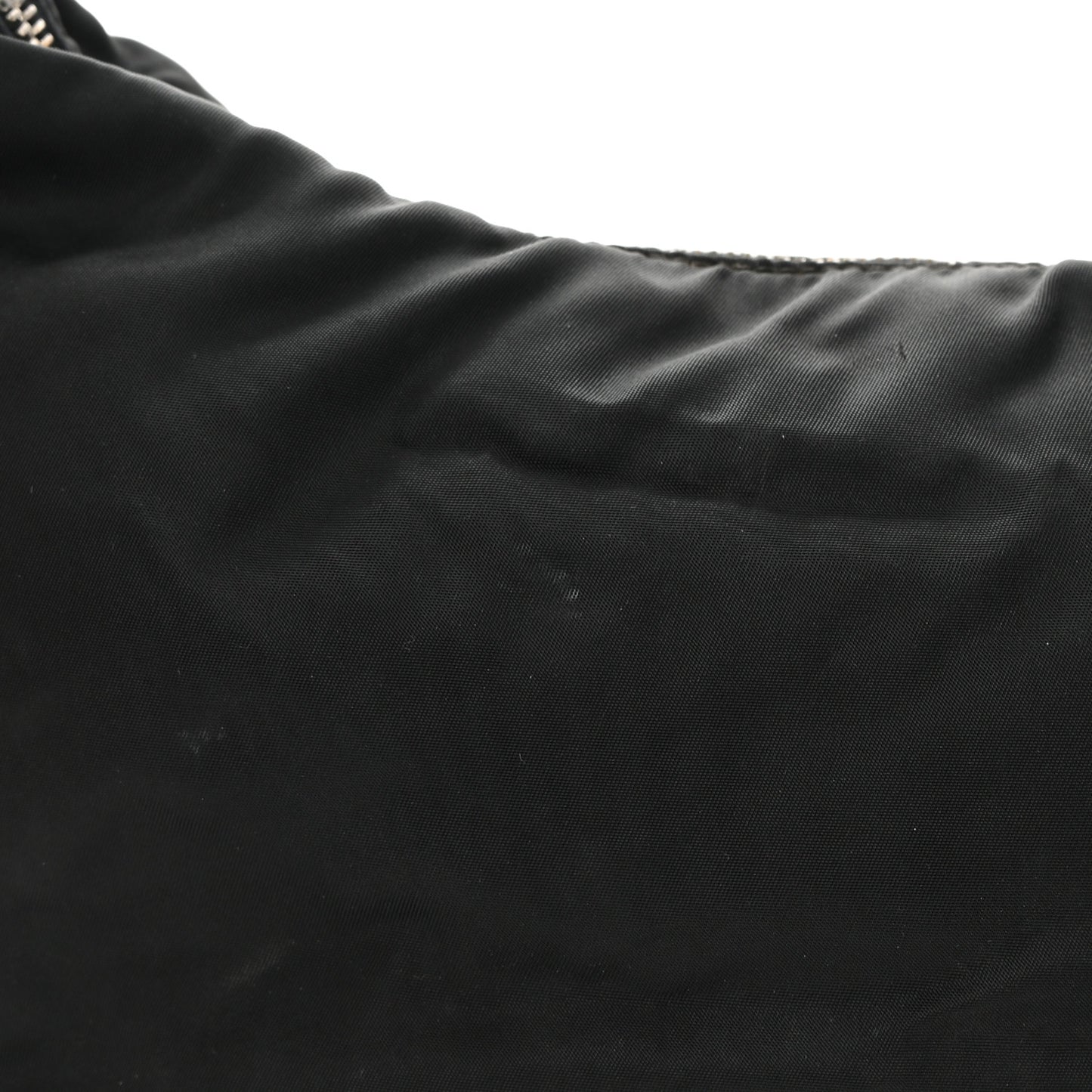 Tessuto Nylon Saffiano Sacca Shoulder Bag Black