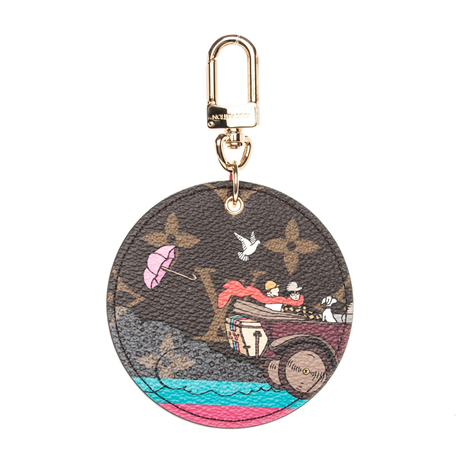 Louis Vuitton Monogram 2015 Christmas Animation Bag Charm Key Ring 1 of 5