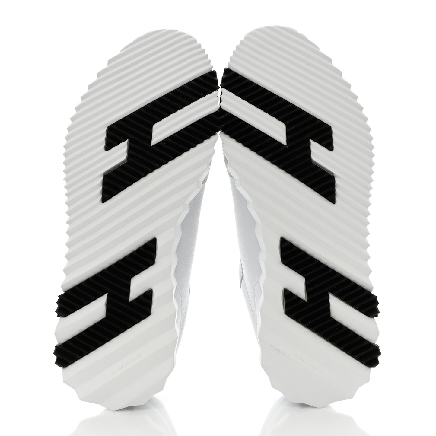 Goatskin Suede Bouncing Sneakers 36.5 White Black
