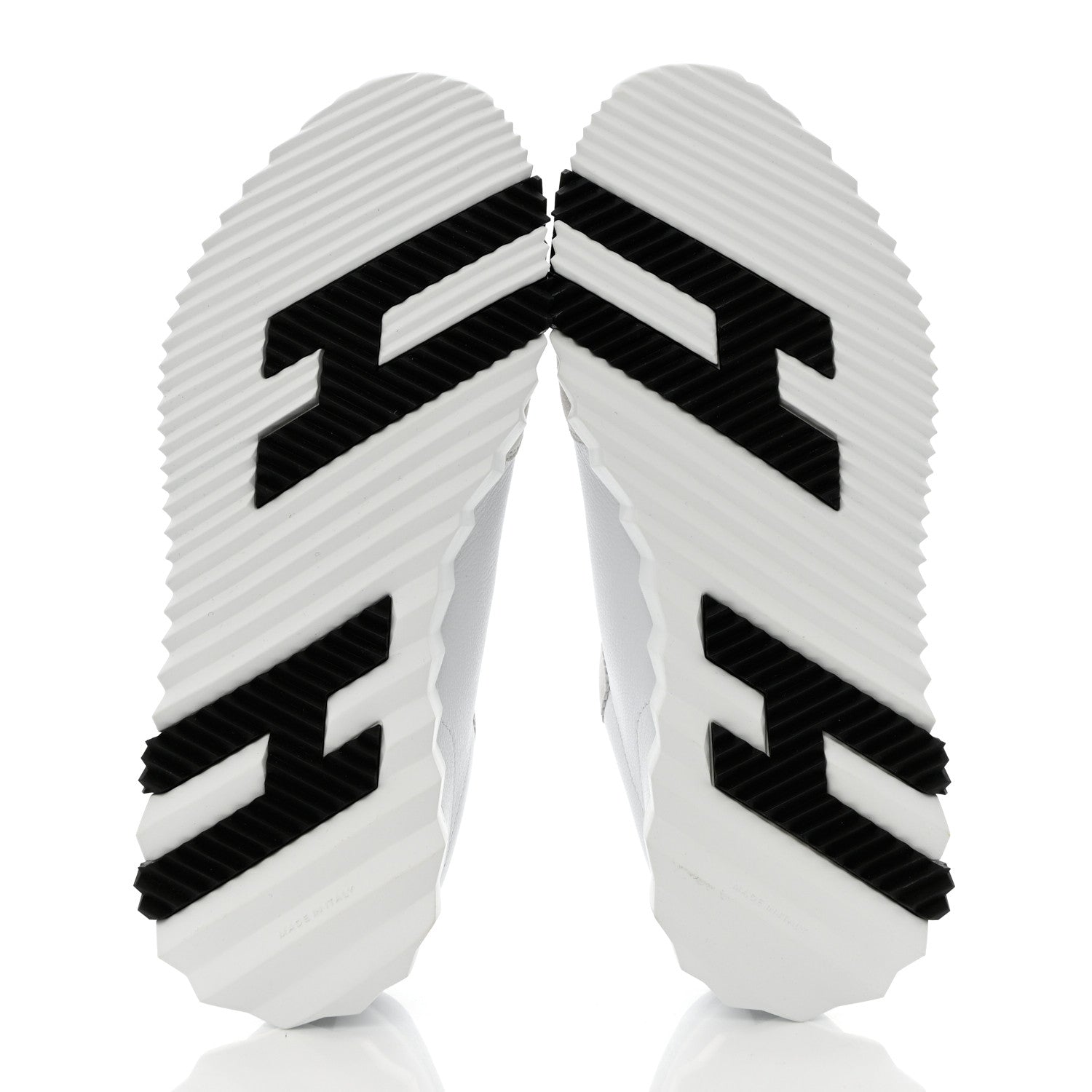 Hermes Goatskin Suede Bouncing Sneakers 36.5 White Black 5 of 9