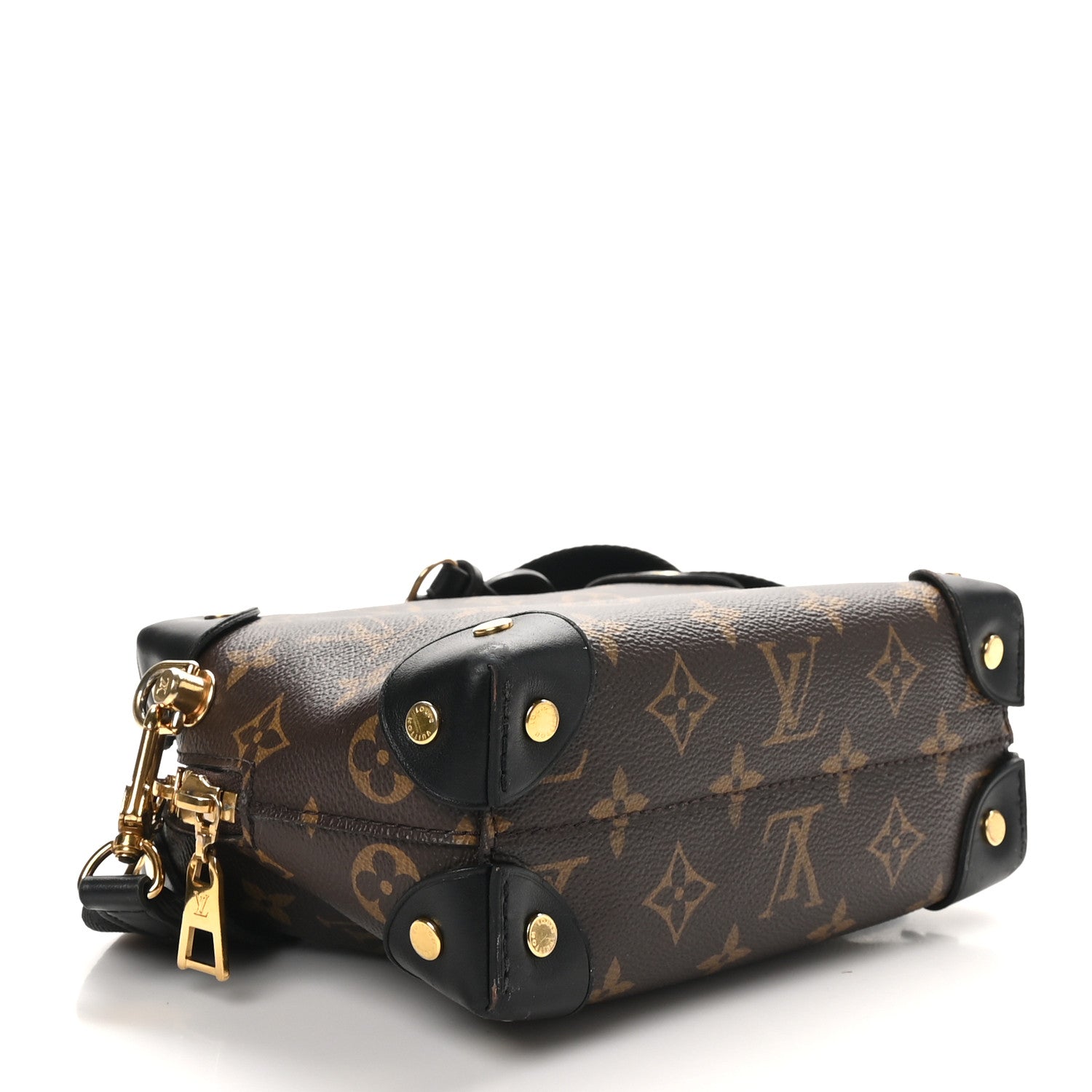 Louis Vuitton Monogram Petite Malle Souple Black 4 of 9