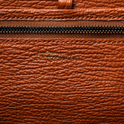 3.1 Phillip Lim Textured Calfskin Large Pashli Satchel Amber 6 of 17