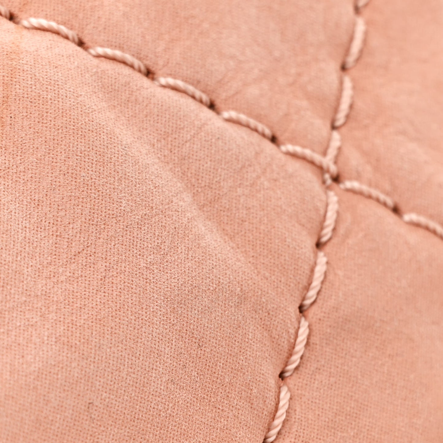 Iridescent Calfskin Quilted Small Sea Hit Tote Light Pink