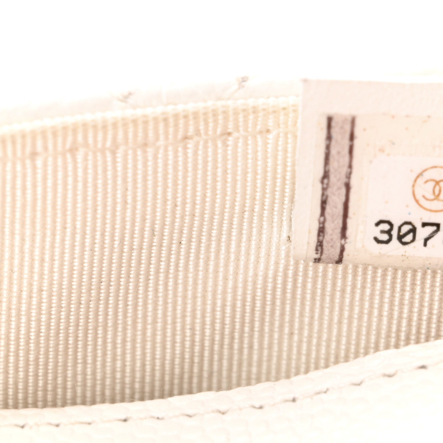 Chanel Caviar Quilted Mini Chain Belt Bag White 8 of 11