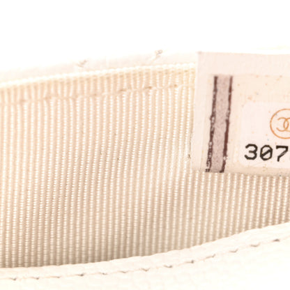 Chanel Caviar Quilted Mini Chain Belt Bag White 8 of 11