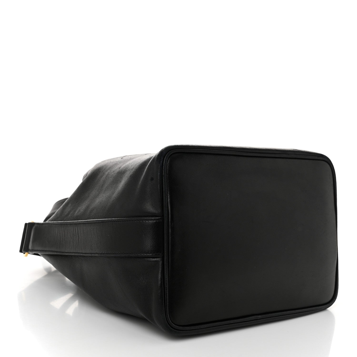 Chanel Lambskin CC Drawstring Bag Black 5 of 13