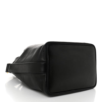 Chanel Lambskin CC Drawstring Bag Black 5 of 13