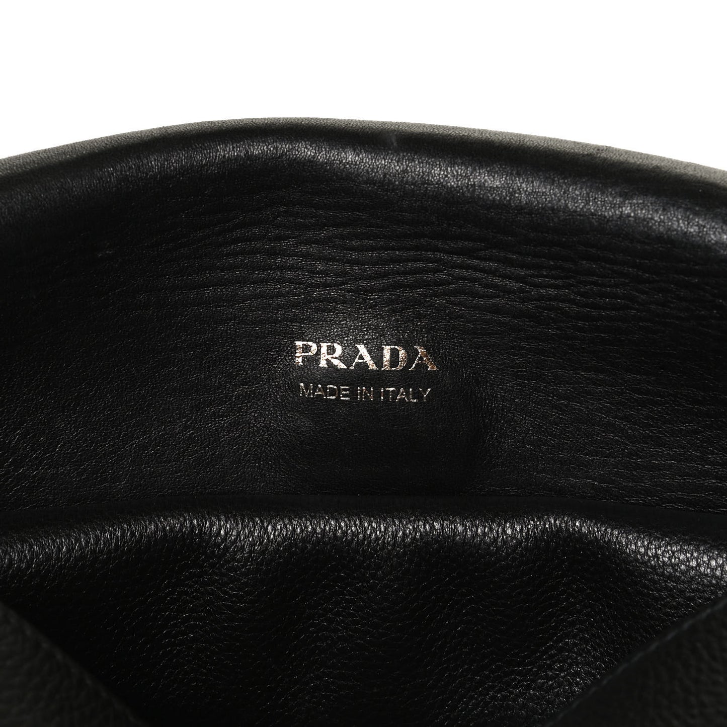 Vitello Daino Flap Shoulder Bag Black