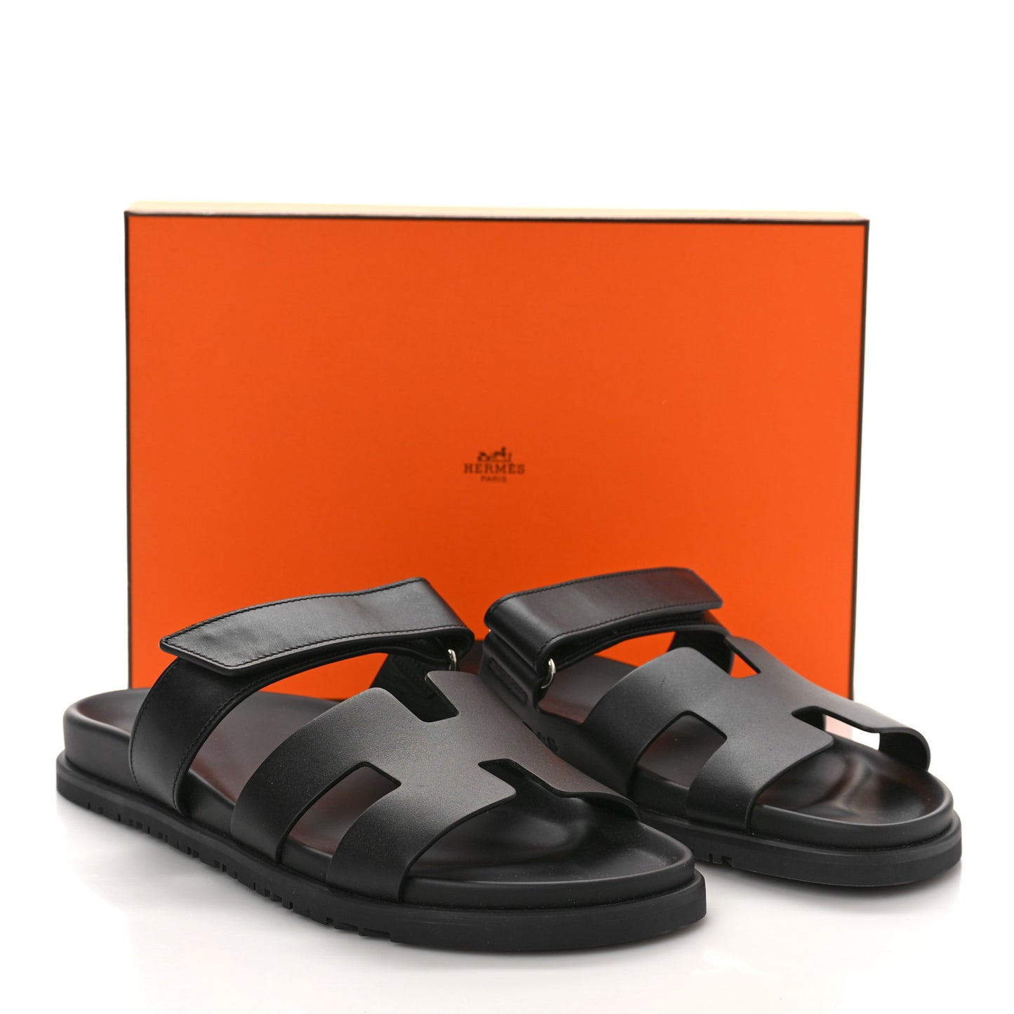Calfskin Womens Chypre Sandals 41 Black