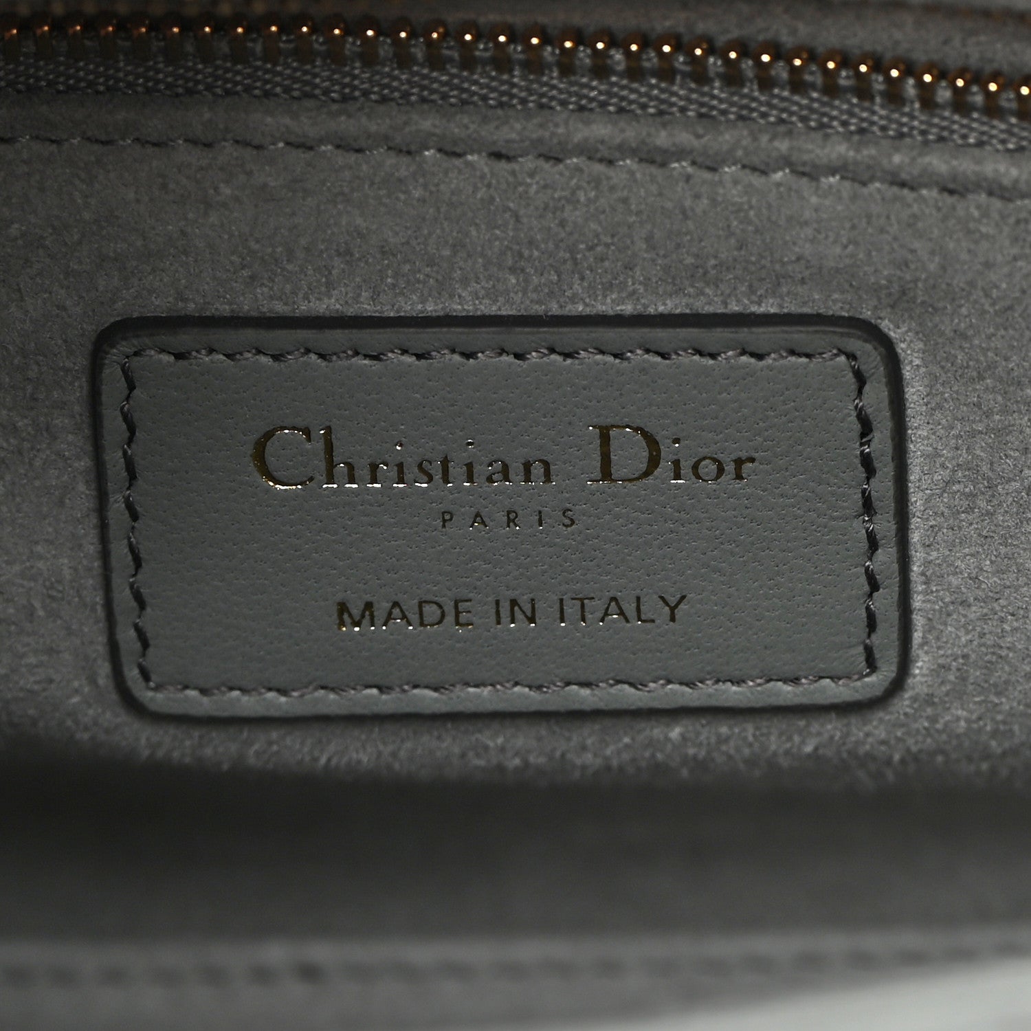 Christian Dior Lambskin Cannage Gradient Small My ABCDior Lady Dior Grey 6 of 12