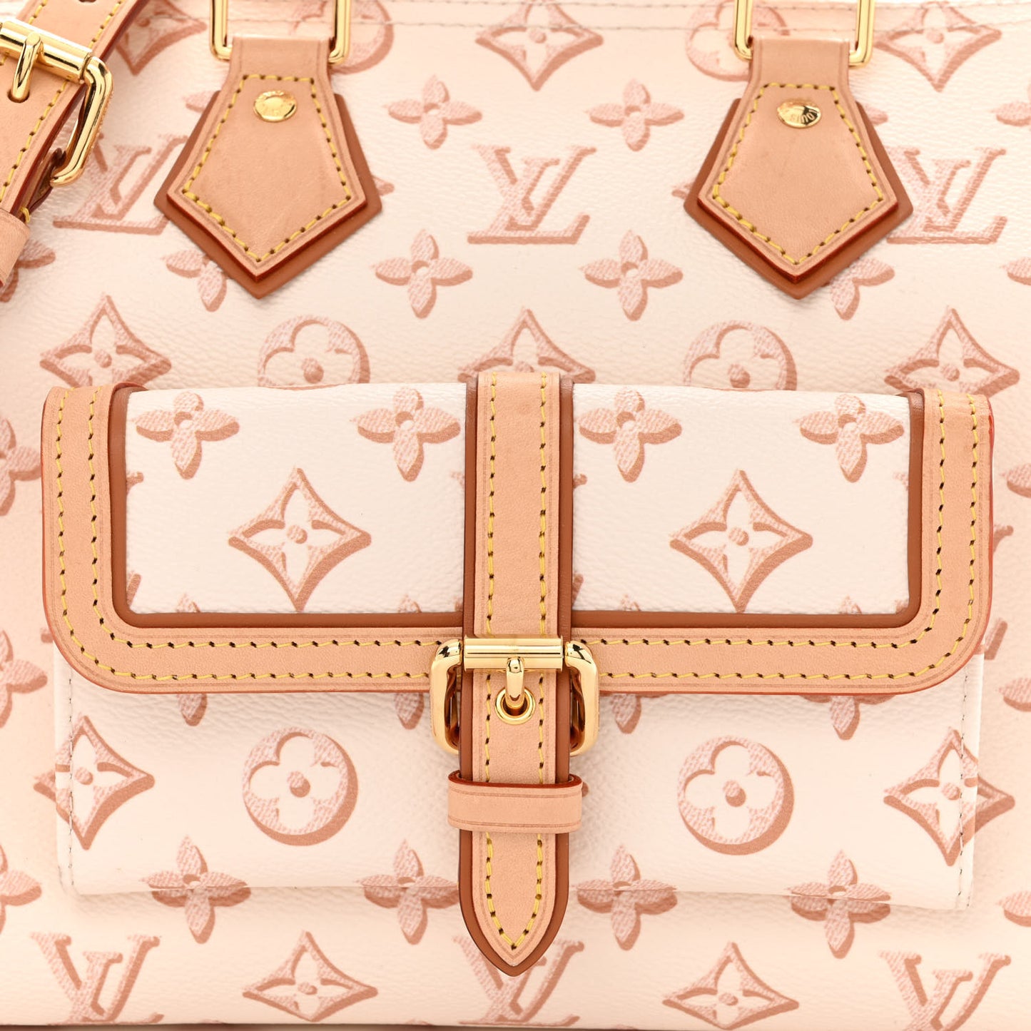 Monogram Fall for You Speedy Bandouliere 25 Beige Clair