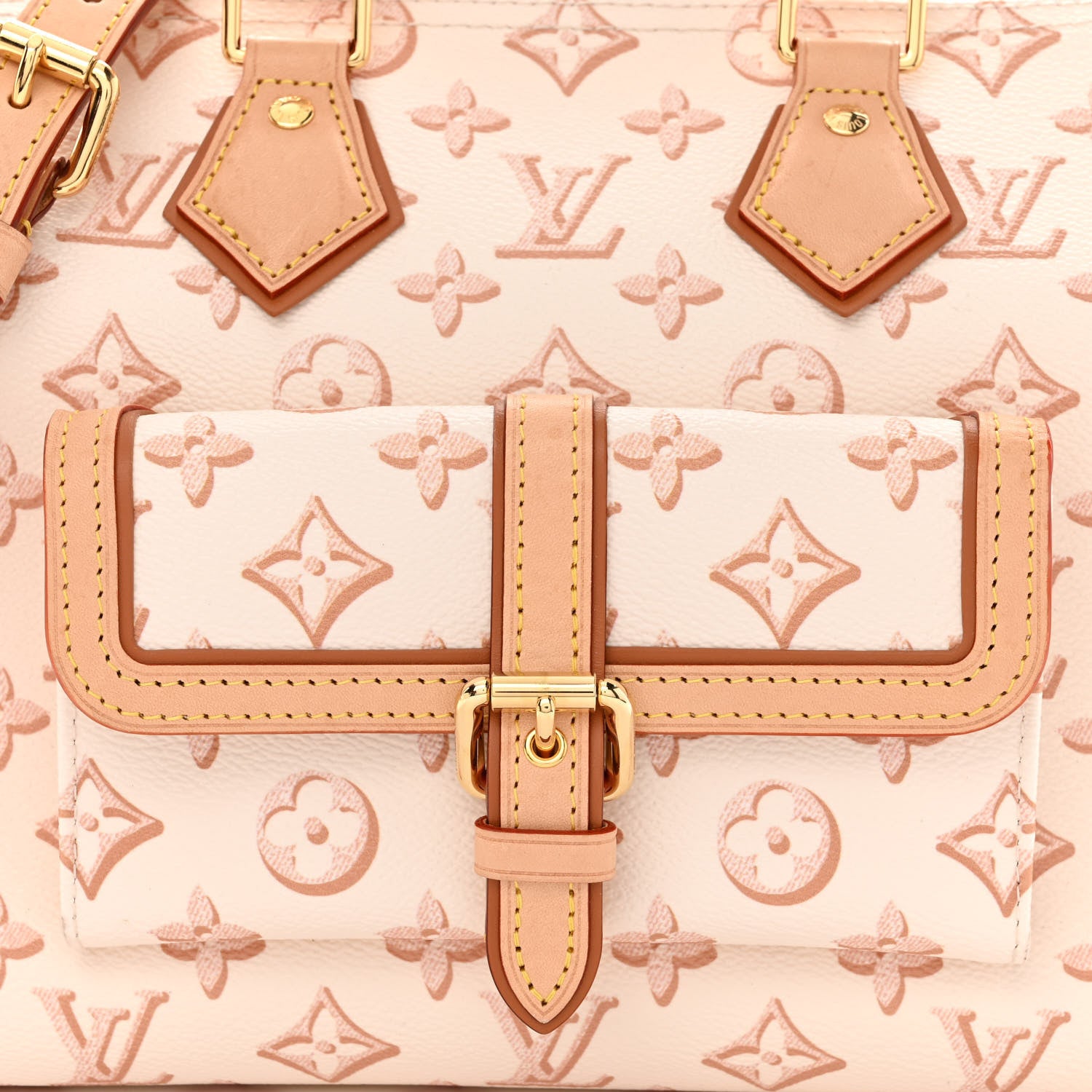 Louis Vuitton Monogram Fall for You Speedy Bandouliere 25 Beige Clair 7 of 10