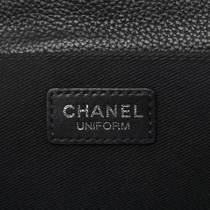 Chanel Grained Calfskin Quilted 2.55 Reissue Flap Belt Bag Clutch Black 6 of 13