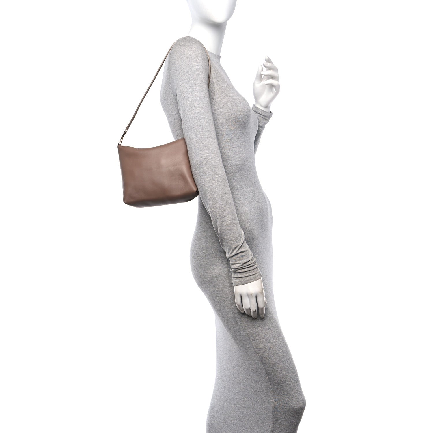 Mansur Gavriel Lambskin Hera Crossbody Bag Biscotto 2 of 10