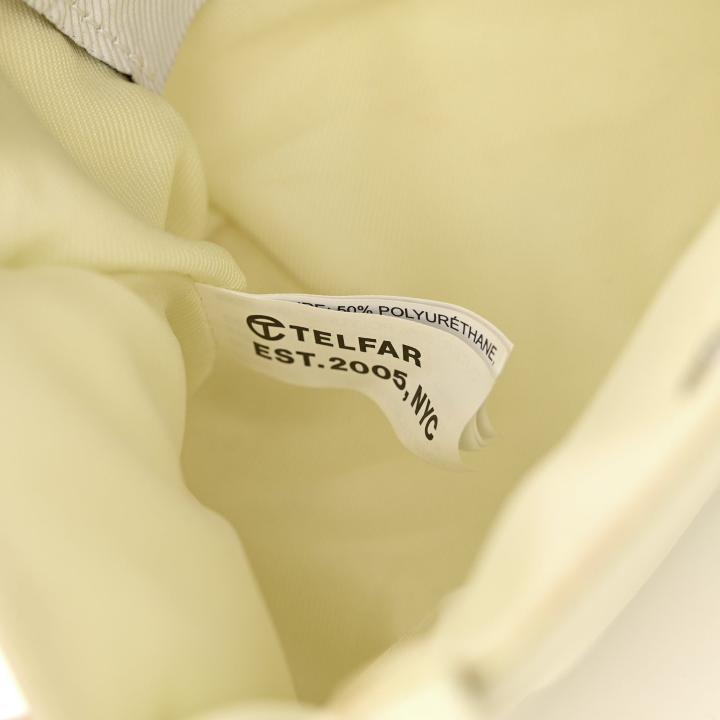 Vegan Leather Small Shopping Bag White