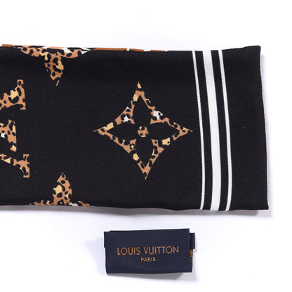 Louis Vuitton Silk Monogram Giant Jungle Bandeau Black 3 of 3