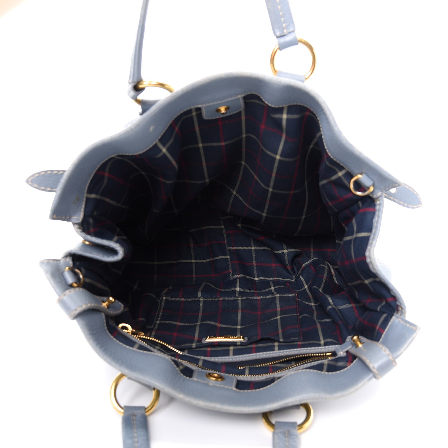 Miu Miu Vitello Daino Top Handle Tote 5 of 15