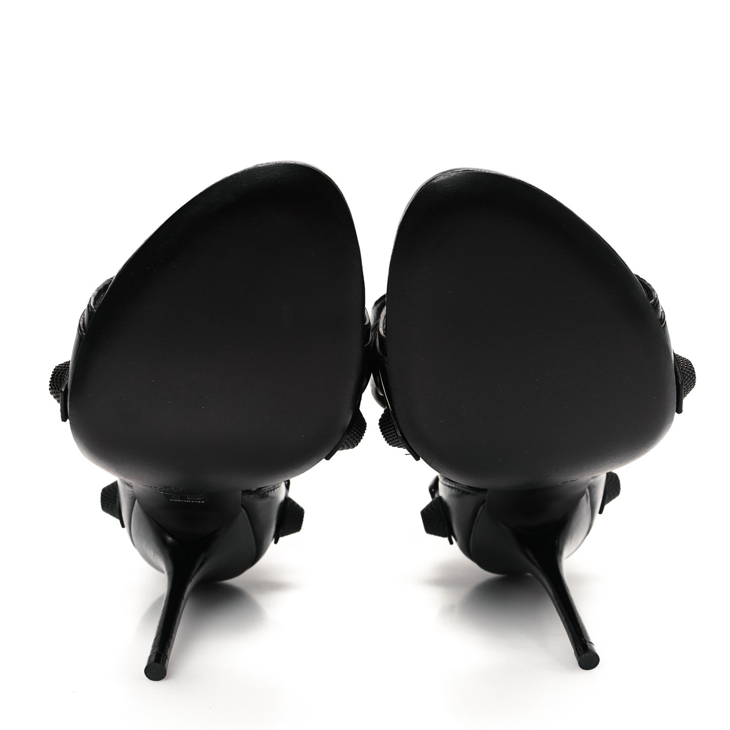 Agneau Arena Cagole 110mm Sandals 38 Black