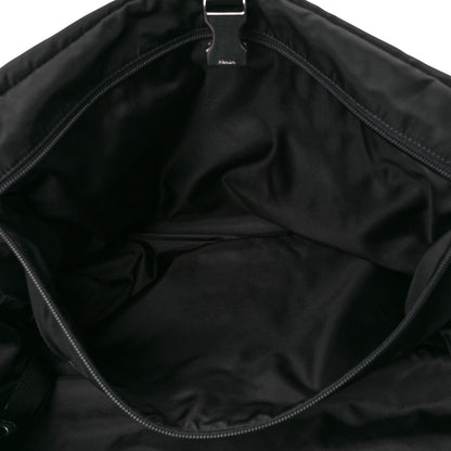 Prada Tessuto Nylon Saffiano Racing Logo Messenger Bag Black 6 of 13